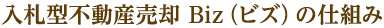 入札型不動産売却 Biz（ビズ）の仕組み